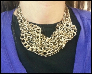 chunky gold chain necklace